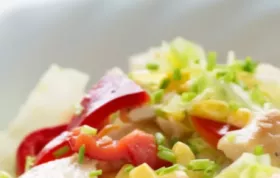 Bunter Hühnerstreifen-Salat - Frische und gesunde Mahlzeit