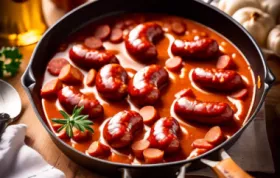 Chorizo in Apfelwein-Sauce