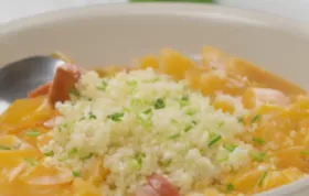 Couscous mit Paprika in feiner Gemüsecurry Mischung