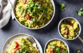 Currygemüse mit Zitronencouscous im Einmachglas