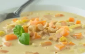 Deutsche Erdnuss-Lauch-Suppe - Ein köstliches Rezept zum Aufwärmen