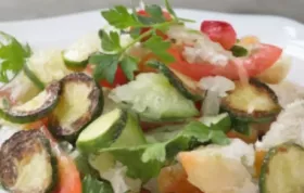 Deutscher Zucchini-Brotsalat - Ein erfrischender, leichter Salat für den Sommer