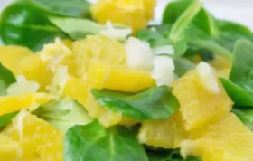 Echter Vogerlsalat mit Orangen - Ein vitaminreiches Rezept