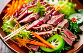 Ein erfrischender Salat mit zartem Tafelspitz und asiatischer Note