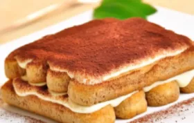 Ein erfrischendes und cremiges Dessert: Topfentiramisu