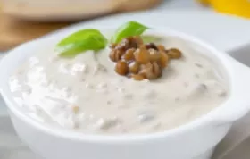 Ein köstlicher vegetarischer Aufstrich für Brot oder Crackers