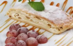 Ein köstlicher Weintraubenstrudel zum Verlieben