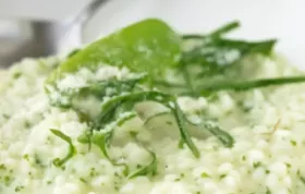 Ein köstliches Rezept für cremiges Risotto mit frischem Bärlauch