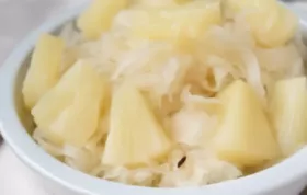 Ein köstliches Rezept für Sauerkraut mit Ananas