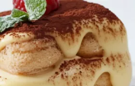 Ein köstliches Tiramisu mit einer besonderen Note dank des Puddings