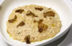 Ein köstliches Trüffelrisotto Rezept, das deine Geschmacksknospen verwöhnen wird