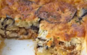 Ein köstliches veganes Moussaka Rezept mit Tofu und aromatischen Gewürzen