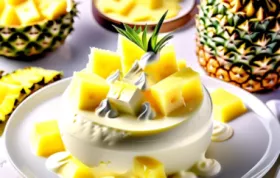 Erfrischende Ananas-Mascarpone-Creme