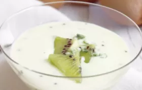 Erfrischende Kiwi-Creme