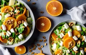 Erfrischender Orangen-Schimmelkäse-Salat