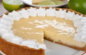 Erfrischendes Key Lime Pie Rezept mit knusprigem Boden und cremiger Füllung