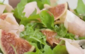 Feigensalat mit Schinken