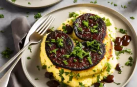 Flammerie vom Polenta mit Physaliskompott