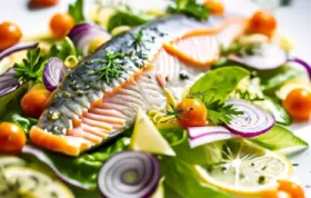 Forelle auf Gurkensalat - Ein erfrischendes und gesundes Gericht