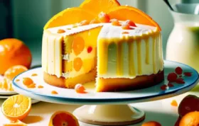 Fruchtig-erfrischende Joghurt-Orangen-Torte