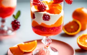Fruchtiges Orangen-Campari Parfait - Ein erfrischendes Dessert für den Sommer