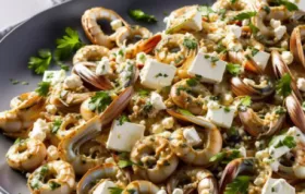 Frutti di Mare in cremiger Knoblauch-Feta-Sauce