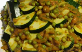 Gebratene Auberginen und Zucchini mit Pistaziensauce