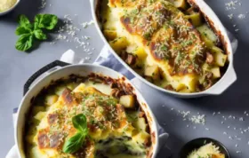 Gebratene Rehkeule mit Preiselbeer-Kartoffel-Gratin