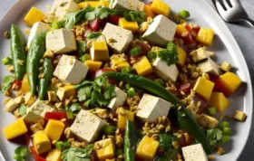 Gemüsecurry mit Tofu und Mango