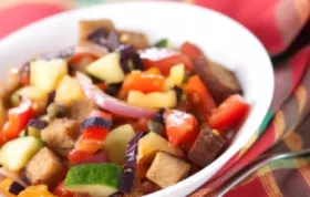 Genießen Sie das authentische italienische Aroma mit diesem erfrischenden Panzanella-Rezept