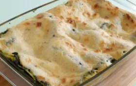 Genießen Sie diesen köstlichen Spinatlasagne mit Schafskäse