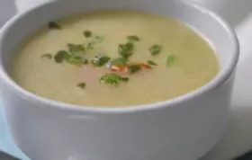 Geroestete Griesssuppe