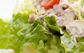 Gesundes und leckeres Rezept für Thunfischsalat mit frischen Blattsalaten