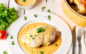 Huhn in Käsesauce - Ein köstliches Gericht für Käseliebhaber