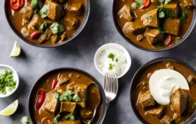 Indisches Curry mit Putenfleisch in Kokosmilch