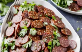 Kärntner Frühlingssalat mit Salami