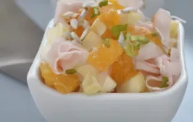 Käsesalat mit Mandarinen