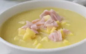 Köstliche Kürbis-Apfel-Suppe mit einer würzigen Currynote