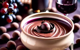 Köstliche Rotwein-Schokolade-Creme
