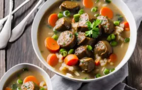 Köstliche Tiroler Specksuppe - ein herzhafter Genuss für kalte Tage