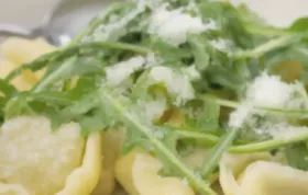 Köstliche Tortellini mit frischem Rucola