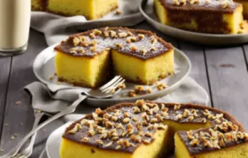 Köstlicher Polenta-Birnen-Kuchen für den Genussmoment