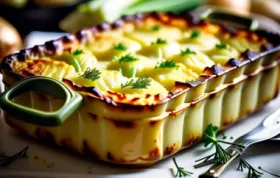 Köstliches Kartoffelgratin mit Lauch