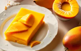 Köstliches Rezept für gebackene Mango mit Orangenschlagobers