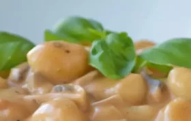 Köstliches Rezept für Gnocchi in einer cremigen Pilzsauce