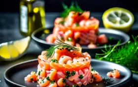 Köstliches und erfrischendes Lachs-Tatar Rezept