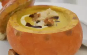 Kürbis-Suppe mit Ingwer