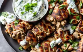 Lamm-Souvlaki mit Tzatziki - Ein köstliches griechisches Gericht