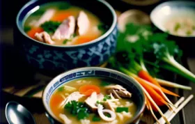Leckere Asia-Dötsche-Suppe für kalte Tage