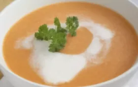 Leckere Karotten Cremesuppe